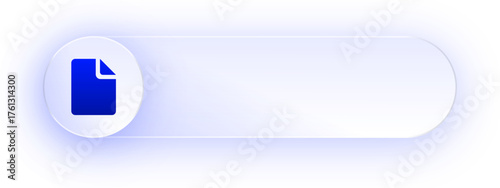 Glowing Document File Button