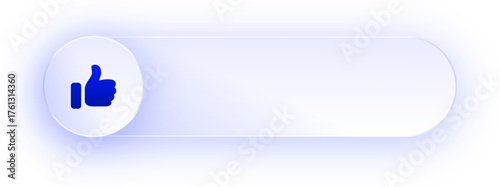 Glowing Light Thumbs Up Button