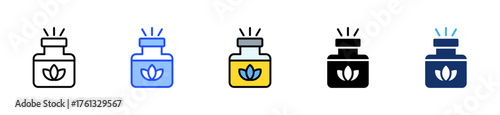 Aroma Therapy Icon Collection With Multiple Styles