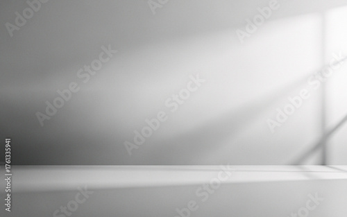 Wallpaper Mural Minimalist studio background with soft light shadows for elegant product presentations and modern advertising campaigns, creating a clean backdrop Torontodigital.ca