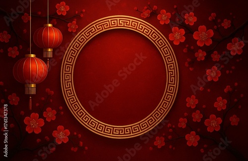 red vintage background