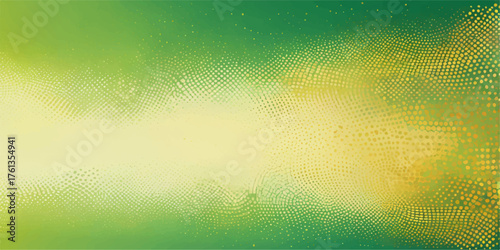 Abstract grunge and green texture background with a bright winter christmas bubble pattern of snowflakes and light