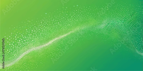 Bright, abstract green background with water-like waves and light texture for a nature or spring design pattern