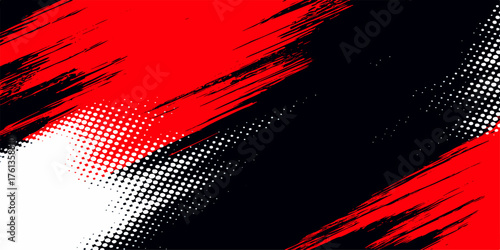 Abstract grunge background vector illustration with a texture pattern of glowing red and black color lines