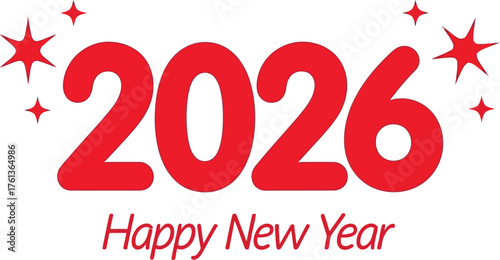 Celebrate the vibrant new year with a dazzling 2026 design, perfect for greeting cards, festive banners, and joyful seasonal promotions now