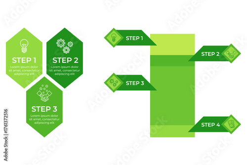 Infographic set outlining four essential steps for effective learning. Each step presented with illustrations and concise text, making it user-friendly and easy to understand