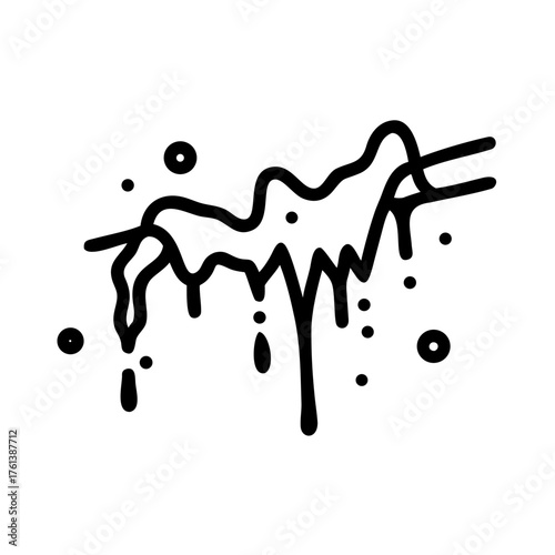 A black and white image of a dog looking out a window