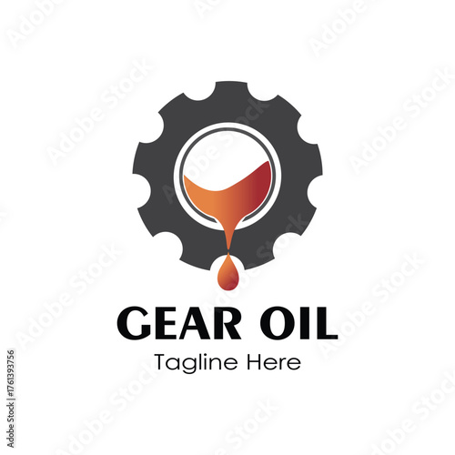 Gear oil logo