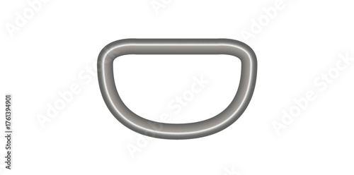 Realistic Metal Handle Vector Illustration.	