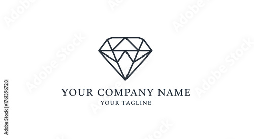 Elegant Diamond Logo Design for Your Company Branding.
