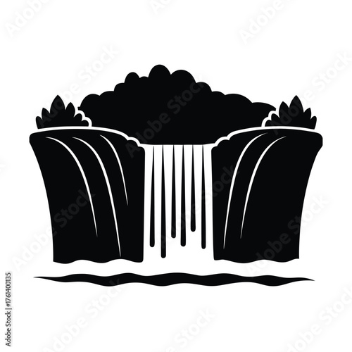 Blue Nile Falls Scenic Vector