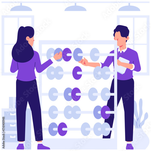 calculating in math class