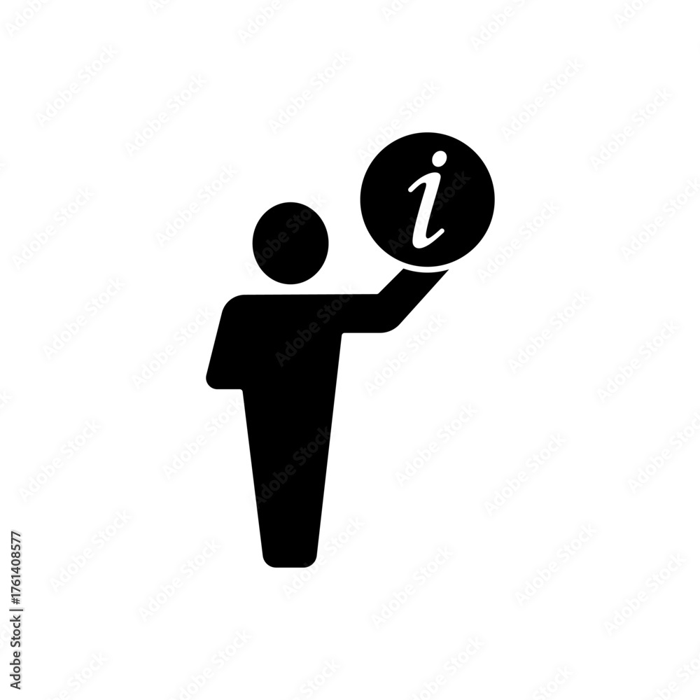 Obraz premium personal information icon outline editable stroke line drawing eps