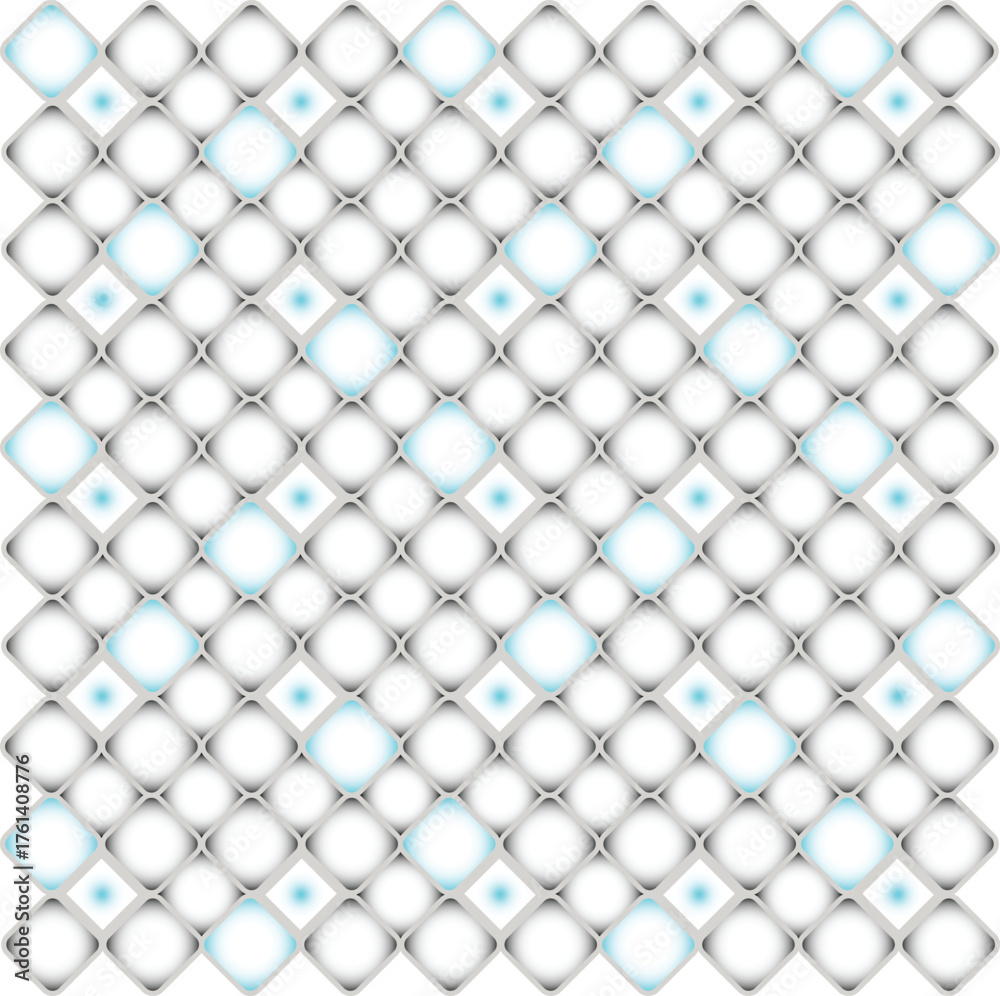 Fototapeta premium Beautiful Square Shape Pattern Illustration