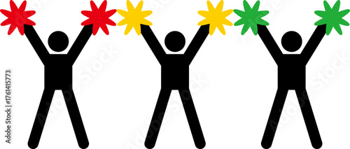 응원하는 사람 아이콘