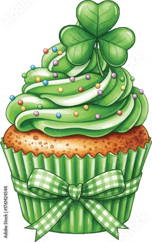 Irish Holiday Sweet Treat Graphic with Green Wrapper