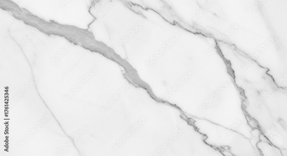 Fototapeta premium Elegant white marble texture with sophisticated grey veining creating a luxurious and modern backdrop for sophisticated design projects