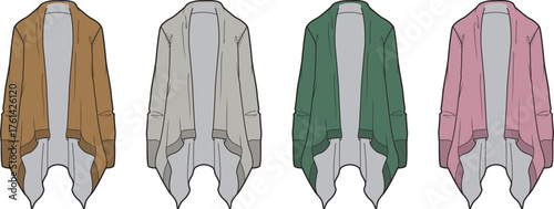 Elegant Cardigan Collection A Palette of Colors for Stylish Outerwear Options