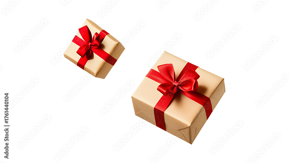 Obraz premium christmas gift on transparent background PNG