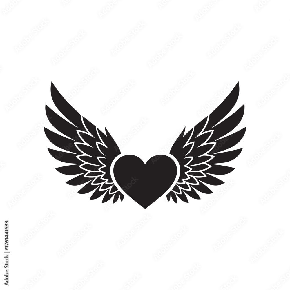 Fototapeta premium Valentine day love red heart shape symbol.