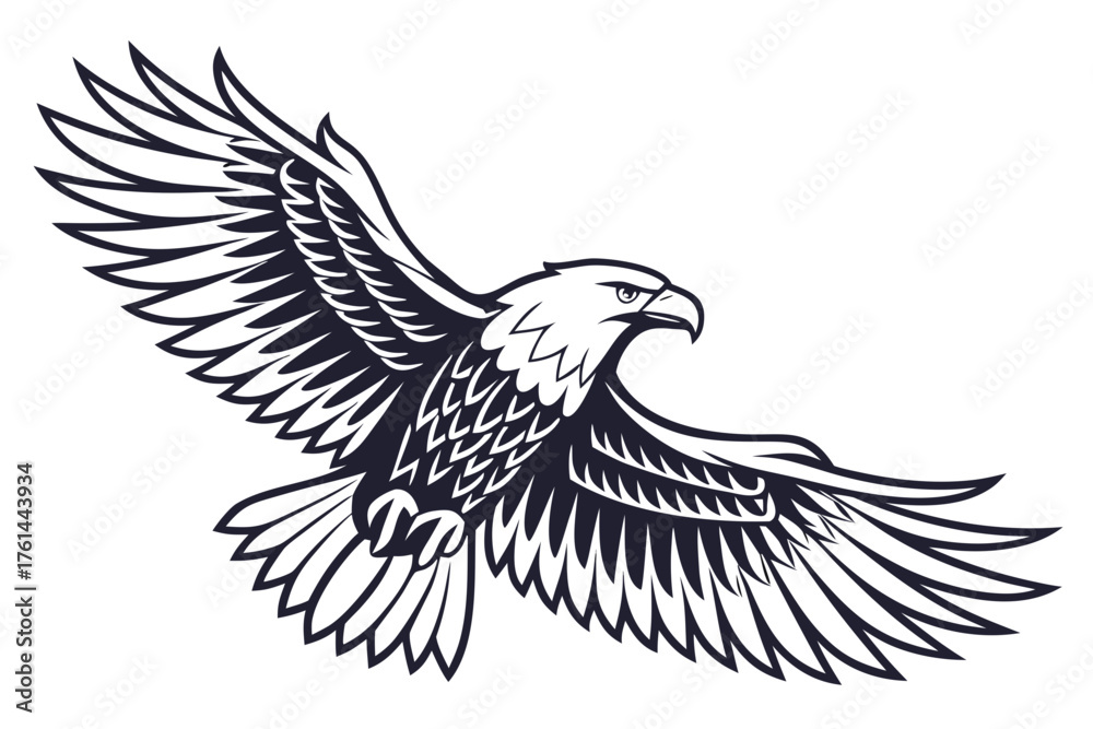 Fototapeta premium eagle vector illustration
