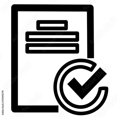 vector illustration of a check mark