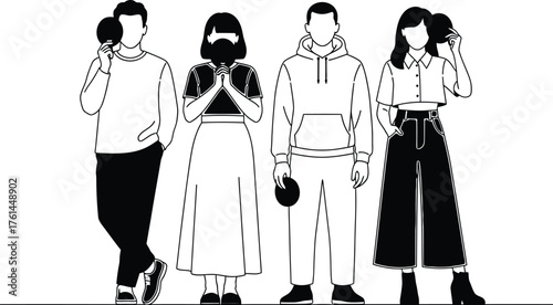 Emotional expression and mental health awareness concept image