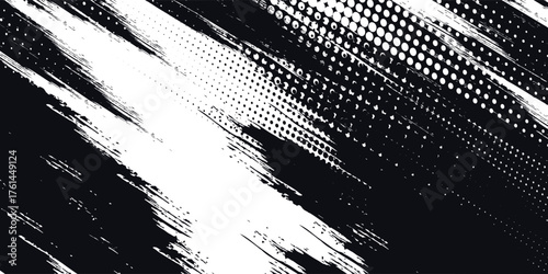 Glitch distorted grunge overlay. Noise-damaged texture. vector modern.