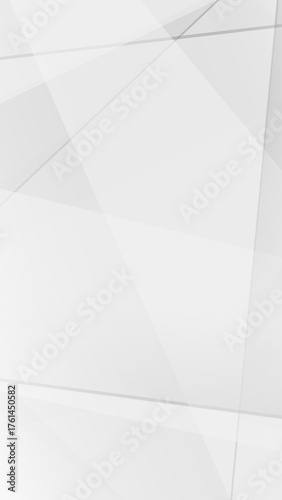 White Lidht and Gray Clean modern abstract background with geometric lines gradient for template cover poster, banner or layout vertical social Media.