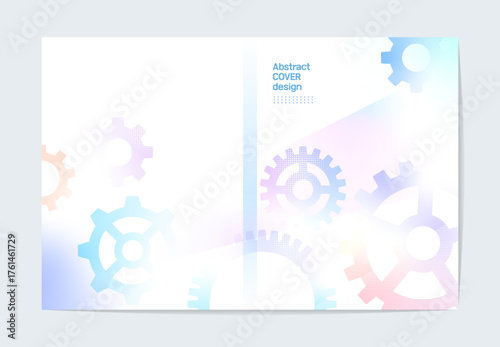 톱니 모양 그라데이션 백그라운드