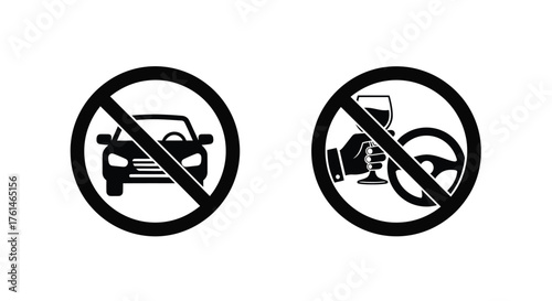 No driving under influence and no alcohol allowed while operating vehicles