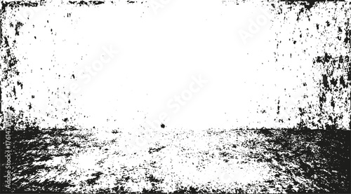 Grunge Concrete Wall and Floor Texture Background