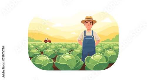 Set of horizontal banners with farmers picking crops, taking care of cows, making hay. People at farm vector flat illustration. Scenes with agricultural workers on farmland isolated. Harvest season