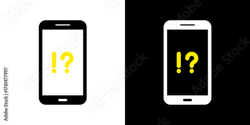 スマホのアイコン（びっくり）