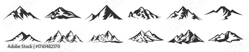 collection of mountain logos