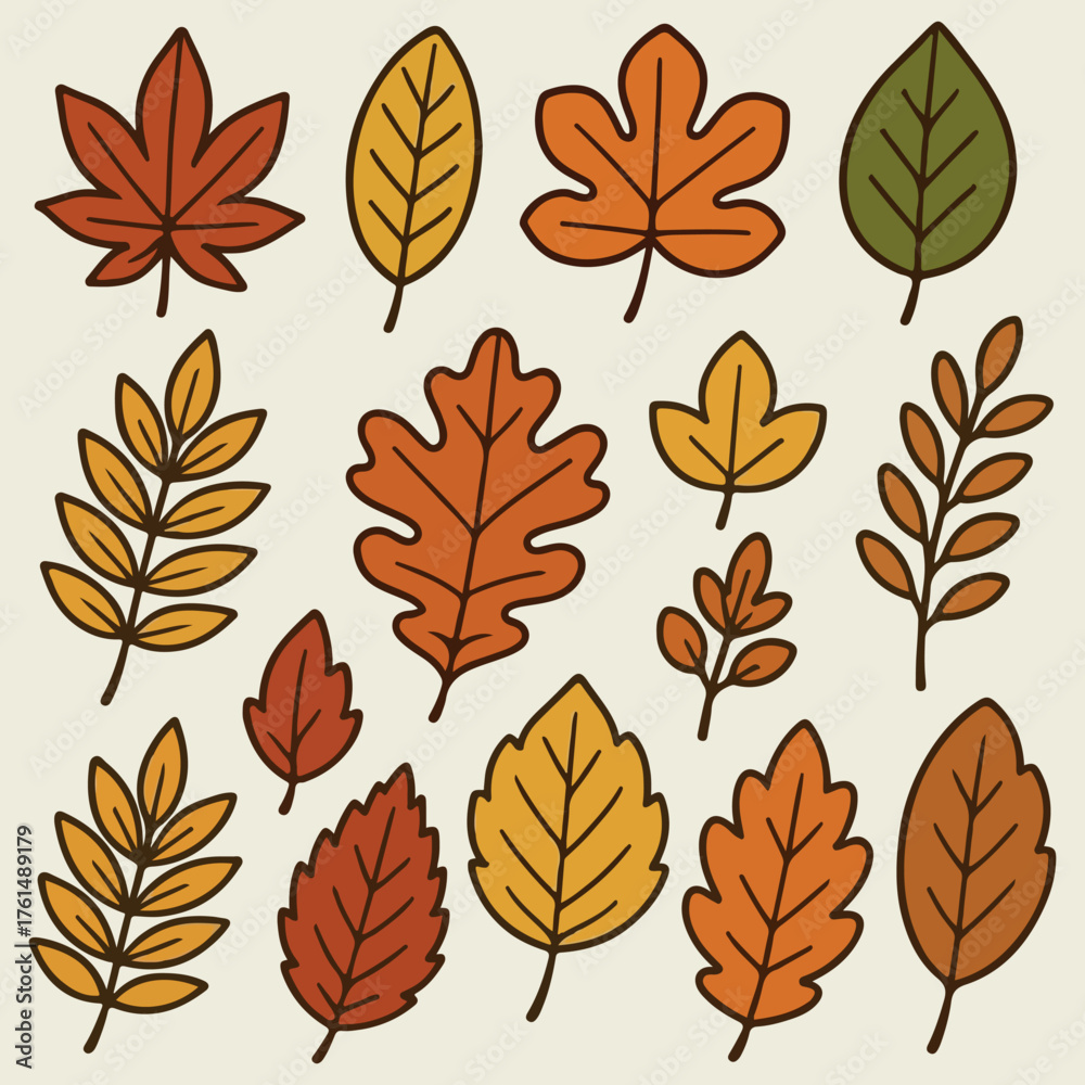 Obraz premium Elegant leaf silhouette line drawing vector illustration with minimalist design perf