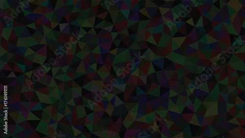 Stunning abstract geometric background with dynamic triangles in deep jewel tones, adding modern sophistication to any design project or digital artwork