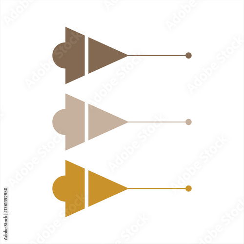 Three pointer-style arrows in a clean layout. Ideal for data pointers, roadmaps, and visual business summaries.