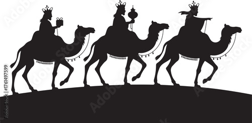 The Magi on the way to Jesus