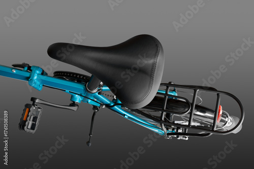 Bicycle saddle black.