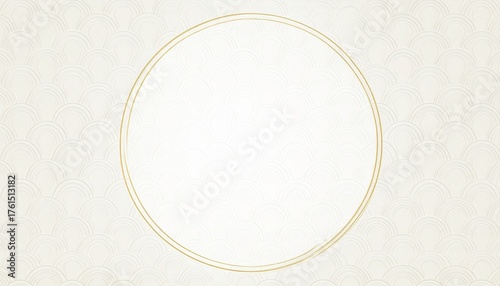 和柄、和風イメージの背景素材（白、金）