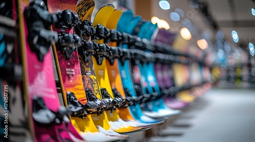 Skis in Store Row.