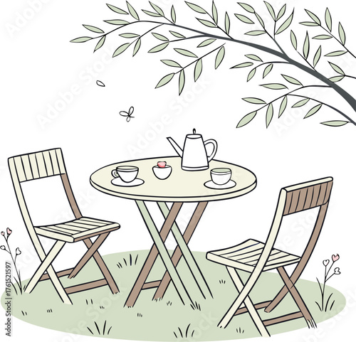 chairs and tables
