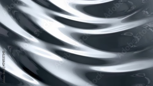 Abstract Metallic Swirls Background.