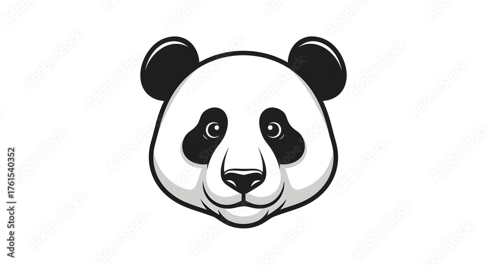 Obraz premium panda with a heart