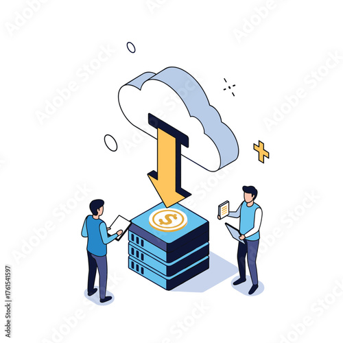 Cloud computing data transfer to a secure server with financial transaction capabilities.