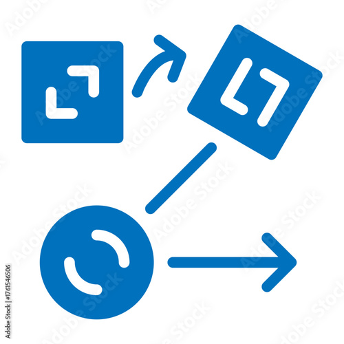 flowchart connection icon