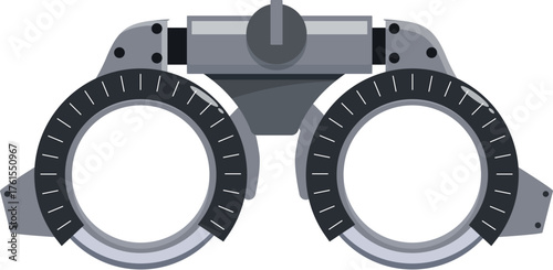 Medical phoropter measuring eyesight, helping ophthalmologists provide accurate prescriptions