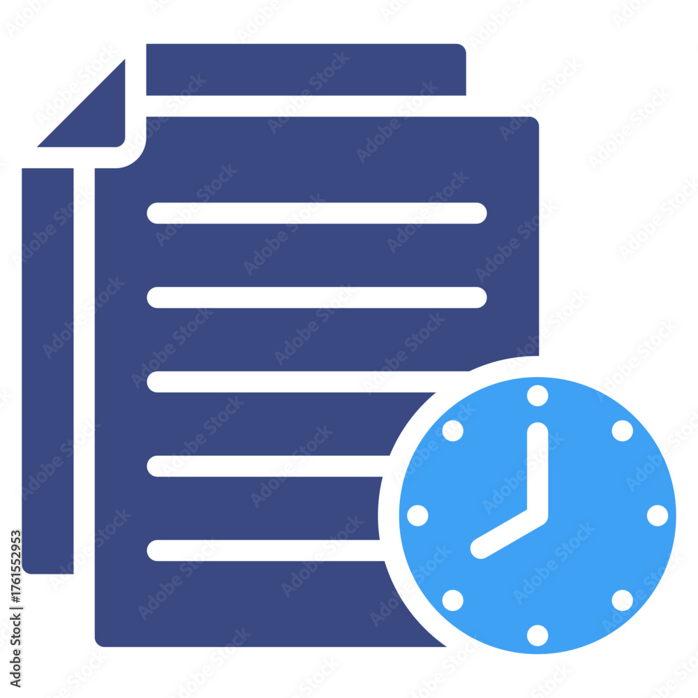 Obraz premium Project Timeline Icon