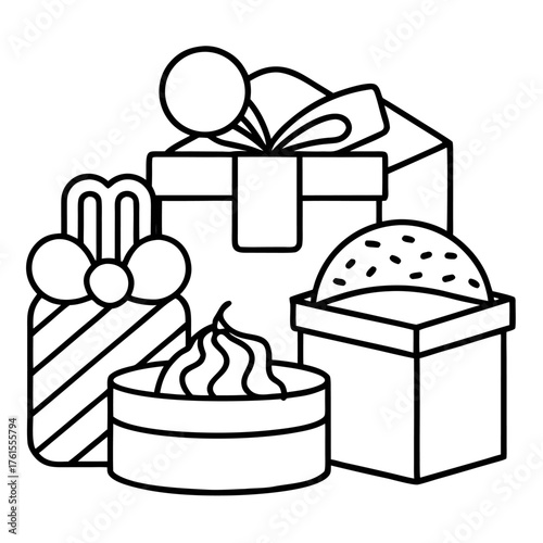 gift box with ribbon